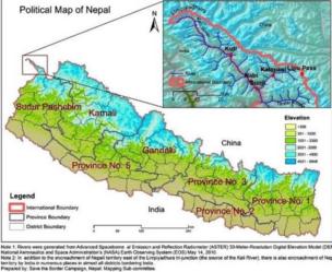 नेपाल का नया नक्शा