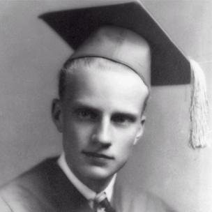 By the time this graduation picture was taken he had found his calling