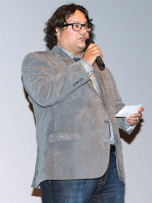 Head of Film Programmes for TIFF Bell Lightbox Jesse Wente speaks onstage at 'The Suicide Shop' premiere during the 2012 Toronto International Film Festival at the Ryerson Theatre on September 12, 2012 in Toronto, Canada.