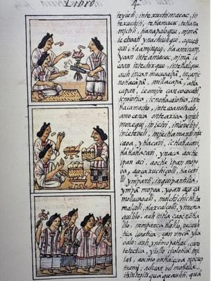 Página del Códice Florentino.