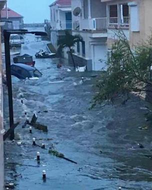 Imágenes de destrucción en Anguila.