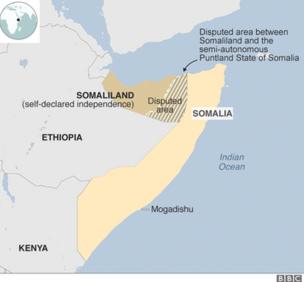 Map of Somalia