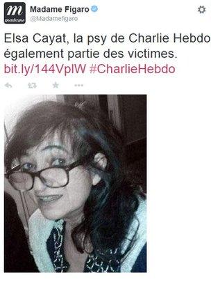 Madame Figaro tweet