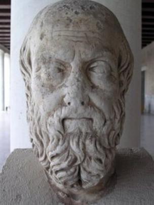 Busto do historiador Heródoto