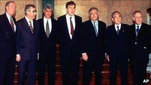 G7 finance ministers pictured in 1998