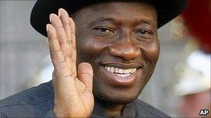 President Goodluck Jonathan (file image)