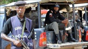 Police in Jos (file photo)