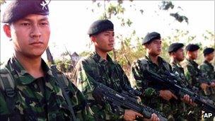 Gurkha troops