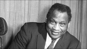 Paul Robeson pictured in 1958