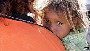 Aboriginal child in Australia