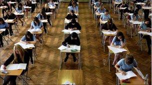 Generic students sitting exams