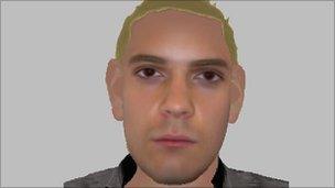 E-fit of man detectives want to trace