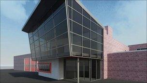 Artist's impression of new Redcar fire station