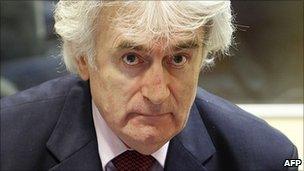 Radovan Karadzic on trial at The Hague