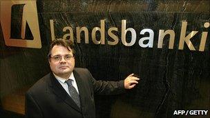 Former Landsbanki CEO Sigurjon Arnason pictured in 2007