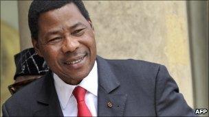 Beninois President Boni Yayi