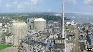 Tarapur Atomic Power Station in India's Maharashtra state