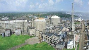 Tarapur Atomic Power Station in Thane district of Maharashtra state, India