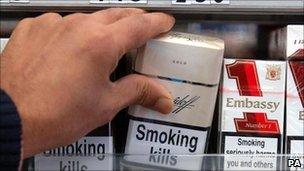 cigarette display