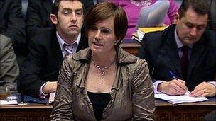Sinn Fein said the underspend was not due to Education Minister Caitriona Ruane