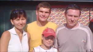 Janusz Marek and family