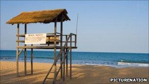 Beach in The Gambia