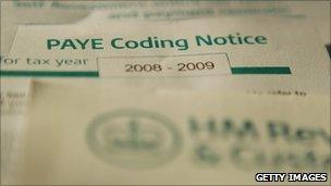 HMRC coding notice