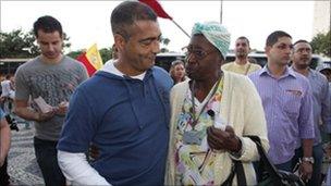 Romario and voters