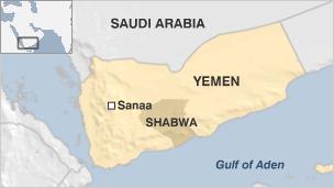 Up to 15,000 flee offensive in Yemen's Shabwa province - BBC News