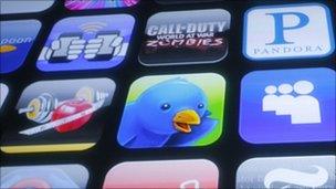 Lots of iPhone app icons