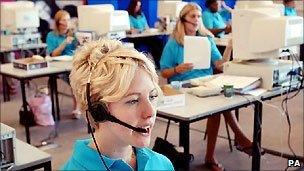 Call centre workers