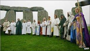 Druids at Stonehenge