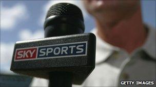 Sky Sports microphone
