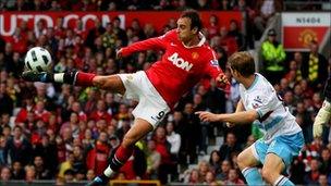 Manchester United striker Dimitar Berbatov