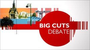 Big Cuts debate logo