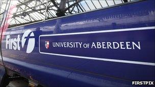 University of Aberdeen train [Pic: Firstpix]