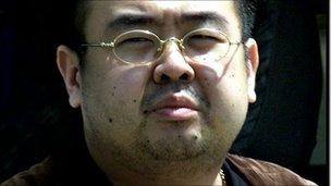 A man believed to be Kim Jong-nam, the eldest son of North Korean leader Kim Jong-il (file photo 2001)