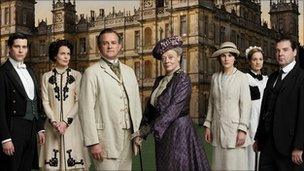 The cast of Downton Abbey