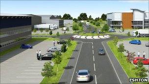 Plans for Burnley Bridge business park