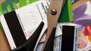 Cut up credit cards