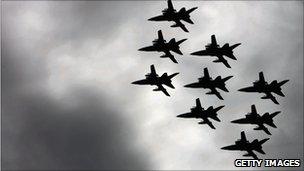 Royal Air Force Tornado aircraft (file pic: 2008)