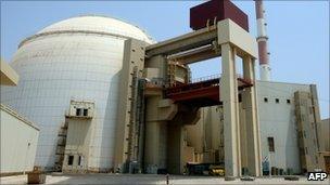 Bushehr nuclear reactor (August 2010)