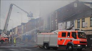 Fire on King Street, Blackburn