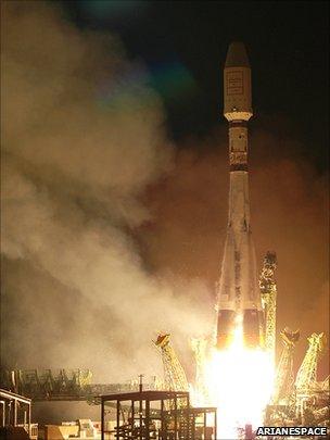 Soyuz launch (Arianespace)
