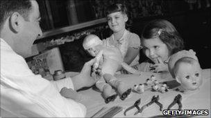 Doll Hospital at American Toylandia circa 1955