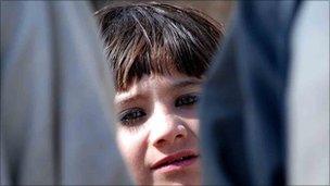 Child in Mukhtar camp
