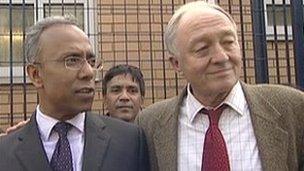 Lutfur Rahman and Ken Livingstone