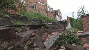 Landslide in Sneinton