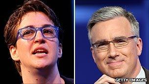 Rachel Maddow and Keith Olbermann