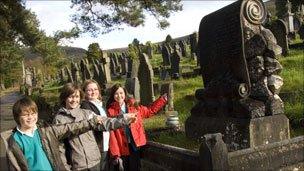 Treorchy Primary School at Treorchy Cemetery